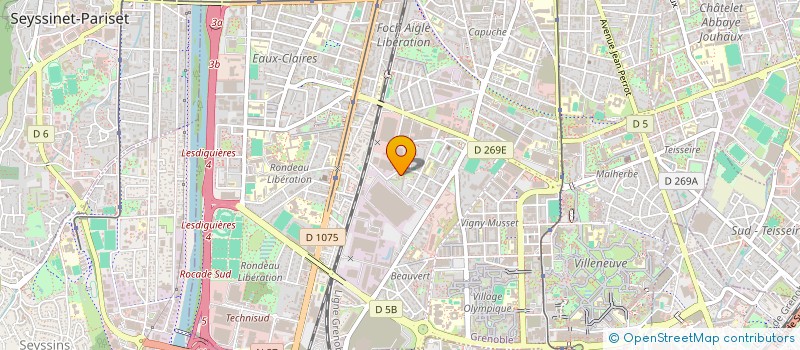localisation de l'entreprise MADAME DOUHA BENSALEM  GRENOBLE