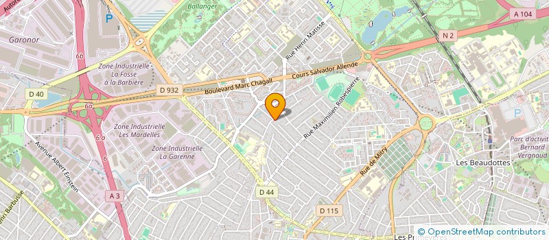 localisation de l'entreprise MADAME DOUHA MALLAH à AULNAY-SOUS-BOIS