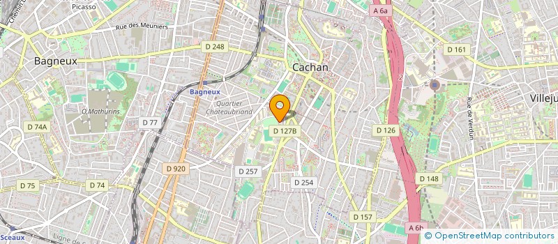 localisation de l'entreprise MADAME DOUHAOU GONDO  CACHAN