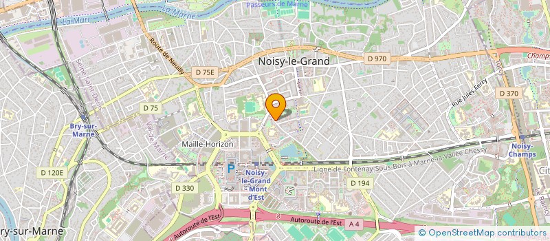 localisation de l'entreprise MADAME DOUIN VE  NOISY-LE-GRAND