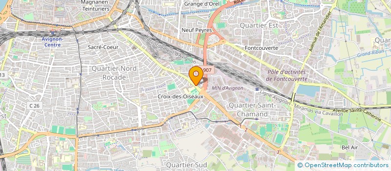 localisation de l'entreprise MADAME DOUNIA ABARKI  AVIGNON