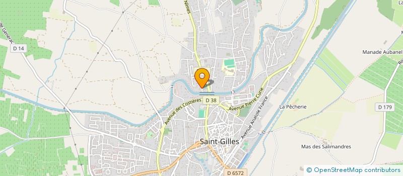 localisation de l'entreprise MADAME DOUNIA AFFITOU  SAINT-GILLES