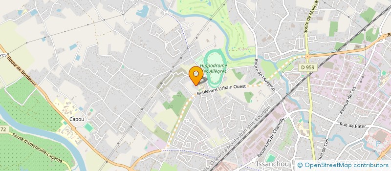 localisation de l'entreprise MADAME DOUNIA AKROUH  MONTAUBAN