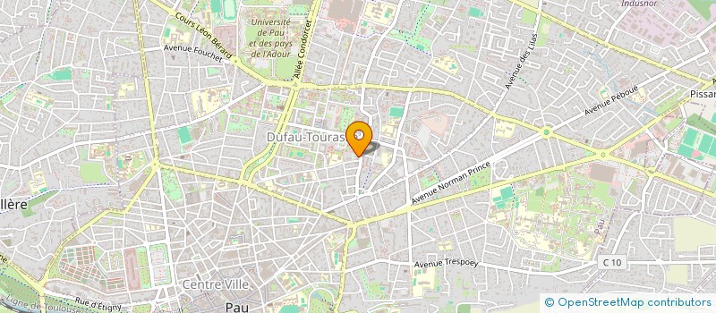 localisation de l'entreprise MADAME DOUNIA BENZERKANE à PAU