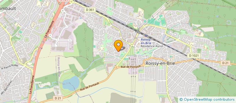 localisation de l'entreprise MADAME DOUNIA BOUAZZA  ROISSY-EN-BRIE