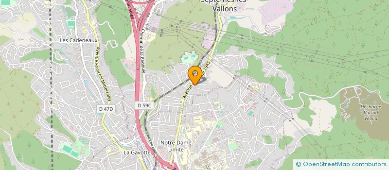 localisation de l'entreprise MADAME DOUNIA BOUKOULT à SEPTEMES-LES-VALLONS