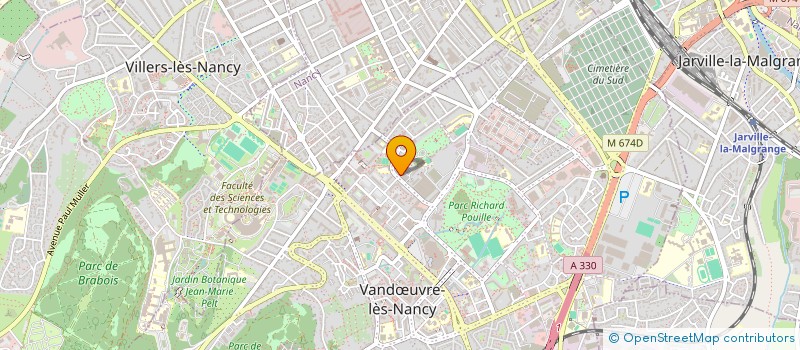 localisation de l'entreprise MADAME DOUNIA CHERGUI  VANDUVRE-LES-NANCY