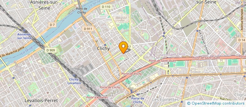 localisation de l'entreprise MADAME DOUNIA DAKYO à CLICHY