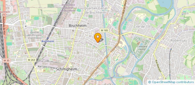 localisation de l'entreprise MADAME DOUNIA DESCHASSET  BISCHHEIM