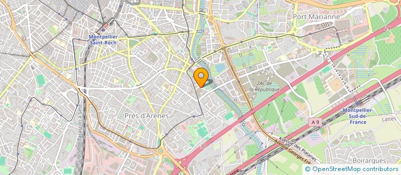 localisation de l'entreprise MADAME DOUNIA EL MOADDEM à MONTPELLIER