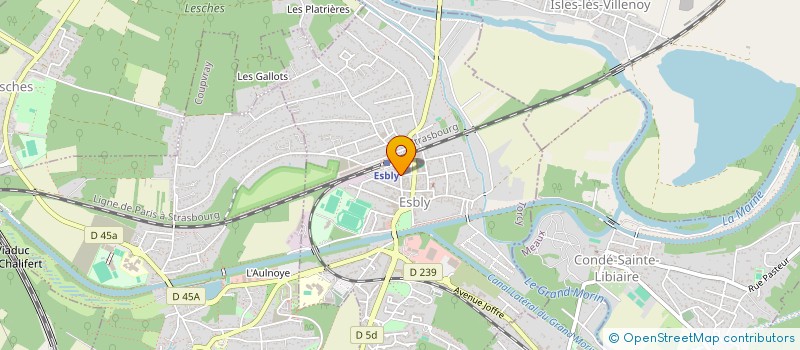 localisation de l'entreprise MADAME DOUNIA ELAFI à ESBLY