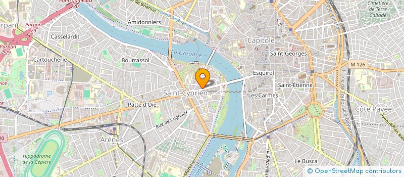 localisation de l'entreprise MADAME DOUNIA ESSAFI  TOULOUSE