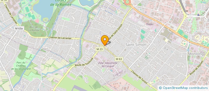 localisation de l'entreprise MADAME DOUNIA HABIB EDDINE à TOULOUSE