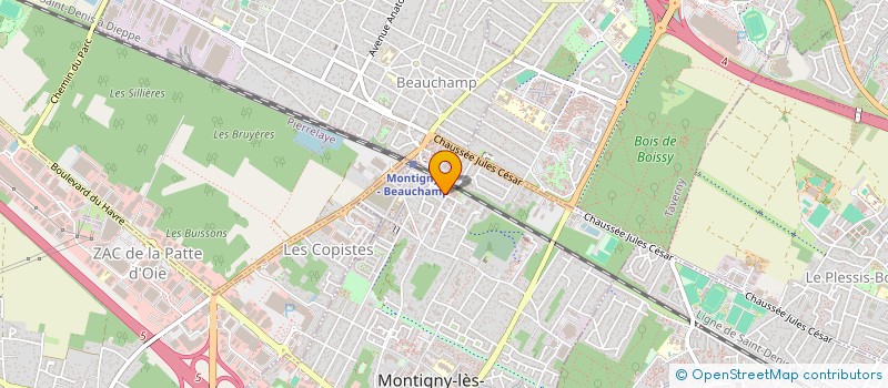 localisation de l'entreprise MADAME DOUNIA HADBI  MONTIGNY-LES-CORMEILLES