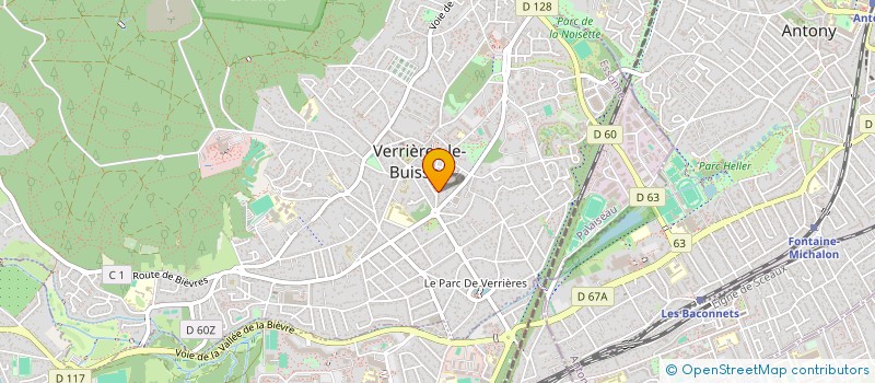 localisation de l'entreprise MADAME DOUNIA HAMAMI  VERRIERES-LE-BUISSON