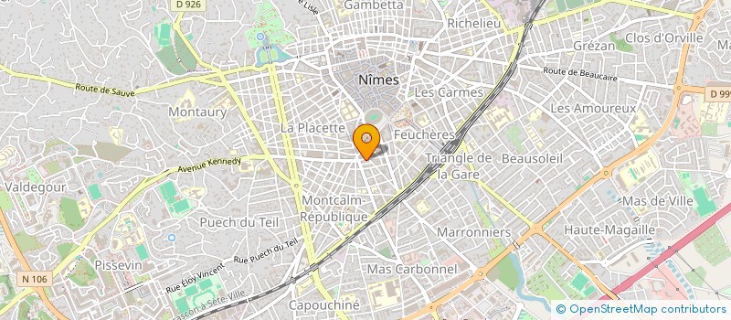 localisation de l'entreprise MADAME DOUNIA HAMCHOUCH  NIMES