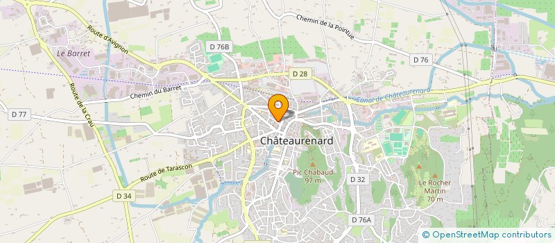 localisation de l'entreprise MADAME DOUNIA HARMAT  CHATEAURENARD