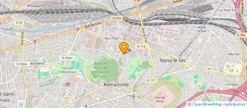 localisation de l'entreprise MADAME DOUNIA KADI  ROMAINVILLE
