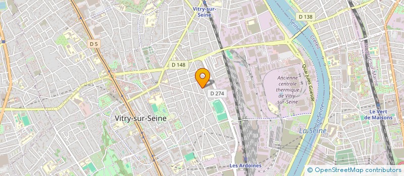 localisation de l'entreprise MADAME DOUNIA LAMAMRIA  VITRY-SUR-SEINE