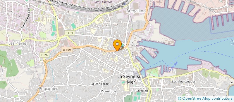 localisation de l'entreprise MADAME DOUNIA LOUDJERTLI à LA SEYNE-SUR-MER