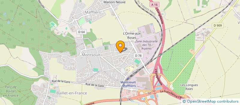 localisation de l'entreprise MADAME DOUNIA MAHBOUB à MONTSOULT