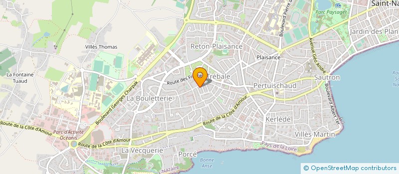 localisation de l'entreprise MADAME DOUNIA NIVET à SAINT-NAZAIRE
