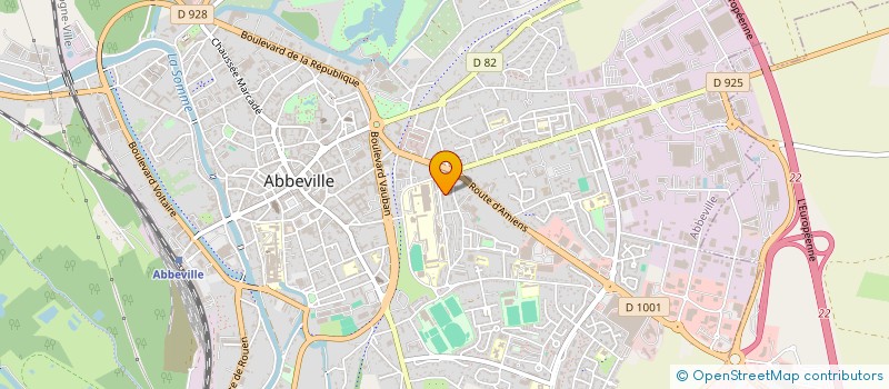 localisation de l'entreprise MADAME DOUNIA RAHOUADJ à ABBEVILLE
