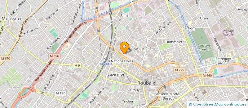 localisation de l'entreprise MADAME DOUNIA RIAG à ROUBAIX