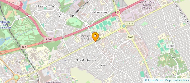 localisation de l'entreprise MADAME DOUNIA SAIDANI à VILLEPINTE