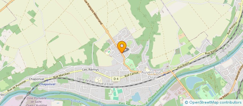 localisation de l'entreprise MADAME DOUNIA TAHRI  AUVERS-SUR-OISE