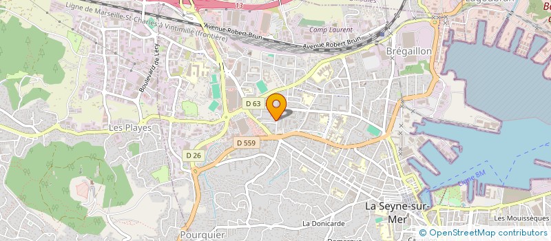 localisation de l'entreprise MADAME DOUNIA VILLEMIN  LA SEYNE-SUR-MER