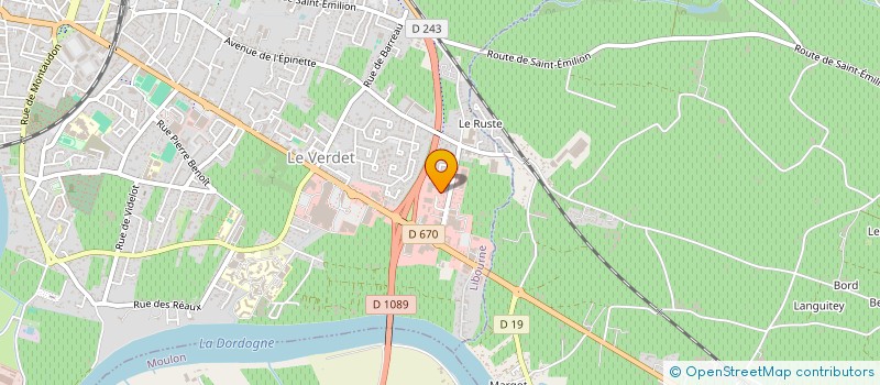 localisation de l'entreprise MADAME DOUNIA YACOUBI à LIBOURNE