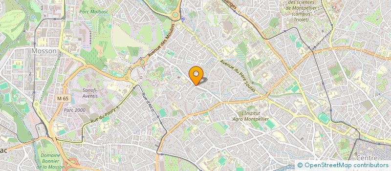 localisation de l'entreprise MADAME DOUNIA YESSREF  MONTPELLIER