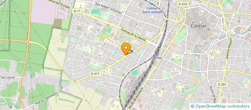 localisation de l'entreprise MADAME DOUNIA YOUMI  COLMAR