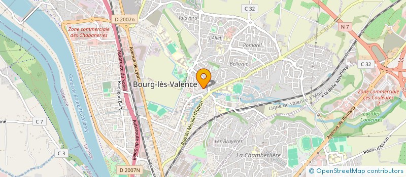 localisation de l'entreprise MADAME DOUNIA ZAOUANE à BOURG-LES-VALENCE