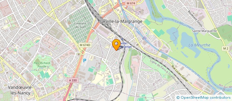 localisation de l'entreprise MADAME DOUNIA ZERAA  JARVILLE-LA-MALGRANGE