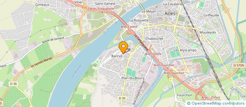 localisation de l'entreprise MADAME DOUNIYA AJOU  ARLES