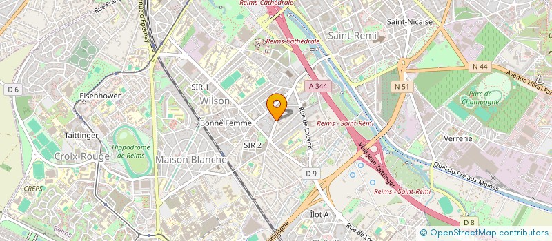 localisation de l'entreprise MADAME DOUNKORMO AROU  REIMS