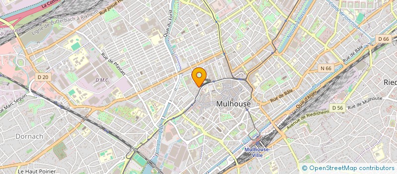 localisation de l'entreprise MADAME DOUNYA CHAOUI  MULHOUSE