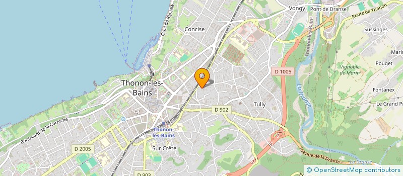 localisation de l'entreprise MADAME DOUNYA HADIR à THONON-LES-BAINS