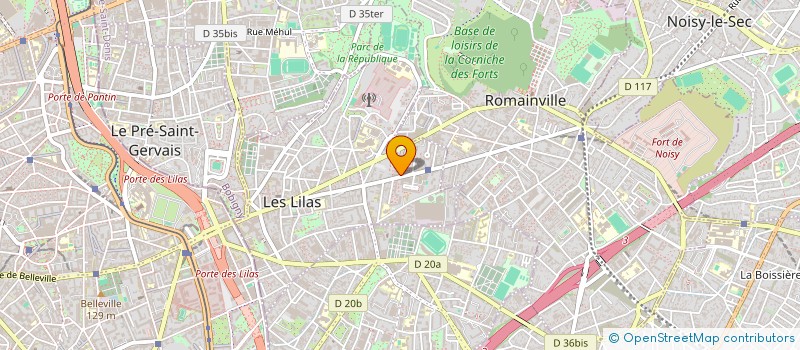 localisation de l'entreprise MADAME DOUNYA ZORGHAF à LES LILAS