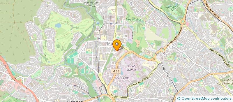 localisation de l'entreprise MADAME DOVEVIE DOHNANI à MONTPELLIER
