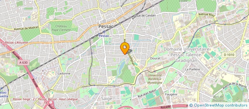 localisation de l'entreprise MADAME DOYLETTE DALLY  PESSAC