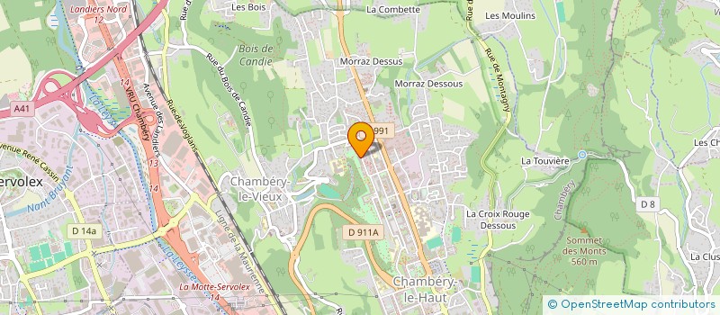 localisation de l'entreprise MADAME DRAGANA KRAJNOVIC  CHAMBERY