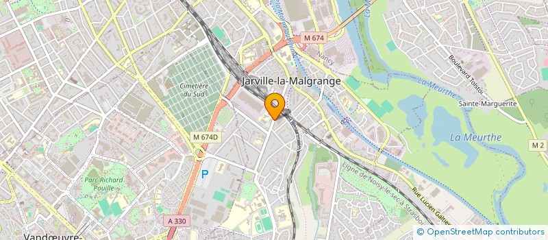 localisation de l'entreprise MADAME DRAGANA KUZMANOVIC  JARVILLE-LA-MALGRANGE