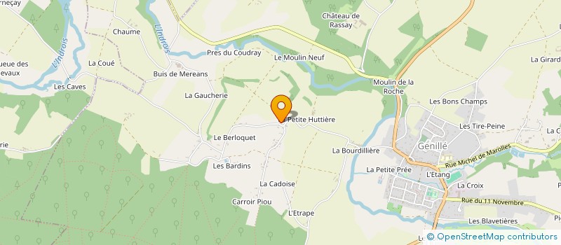 localisation de l'entreprise MADAME DRAGANA NASKOVSKI  GENILLE