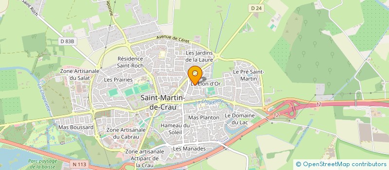 localisation de l'entreprise MADAME DRAGANA VASILJEVIC à SAINT-MARTIN-DE-CRAU