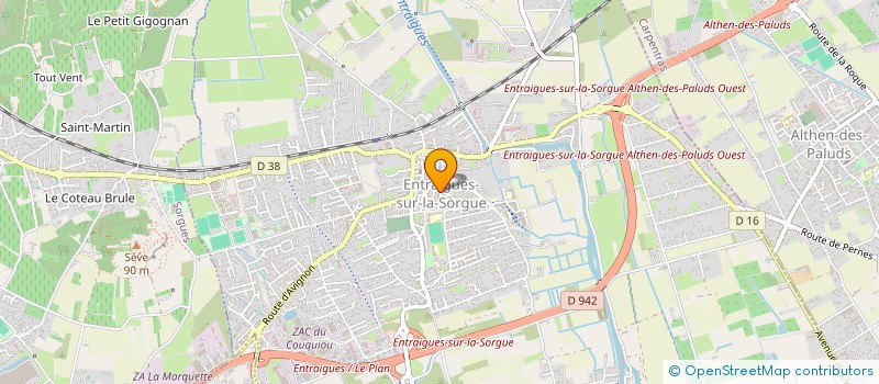 localisation de l'entreprise MADAME DRAGICA RAJBAR à ENTRAIGUES-SUR-LA-SORGUE