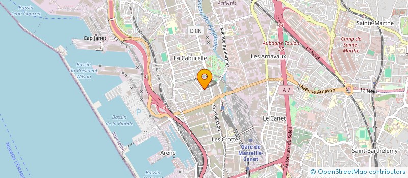 localisation de l'entreprise MADAME DREFFA ABDELLAOUI à MARSEILLE
