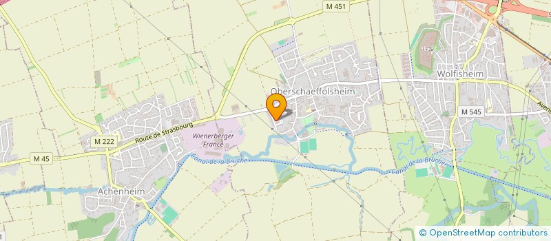 localisation de l'entreprise MADAME DRIFA AZZIN  OBERSCHAEFFOLSHEIM
